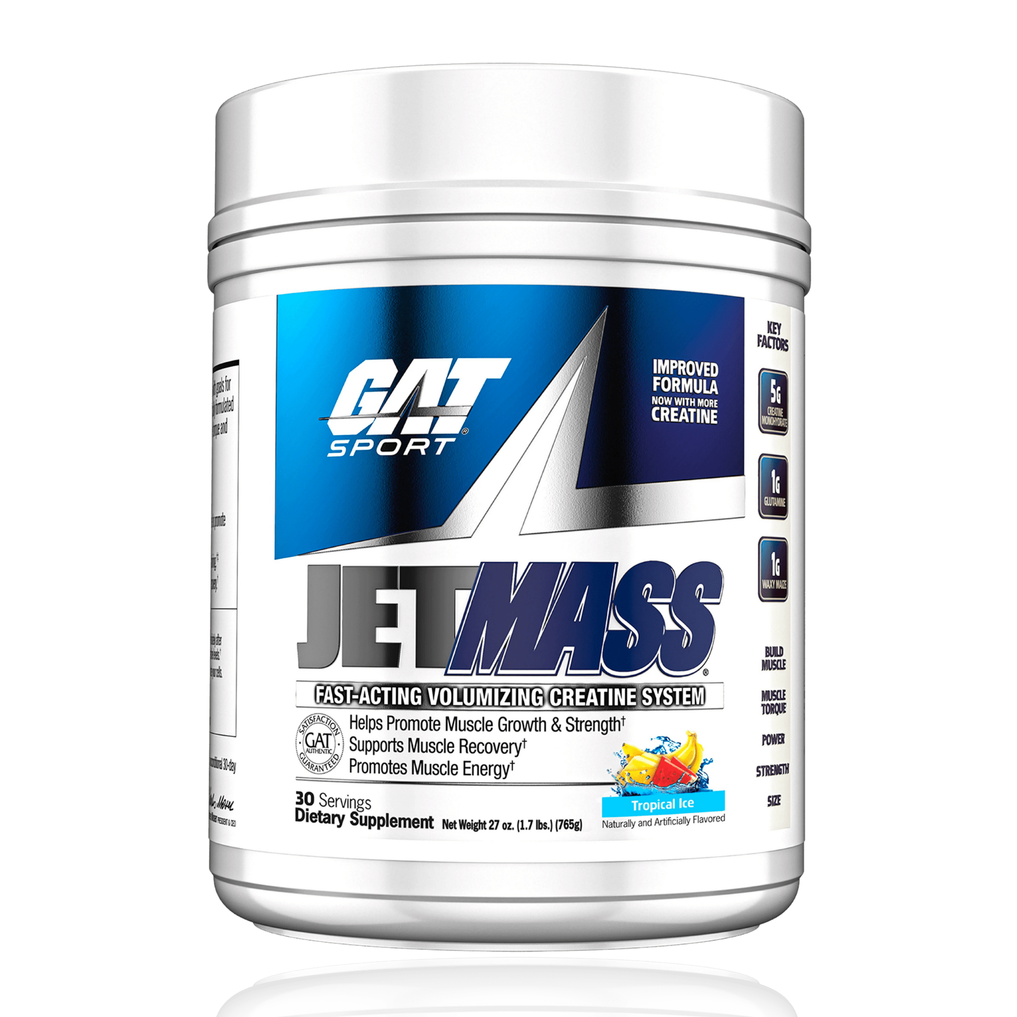 JETMASS CREATINA GAT SPORT – 30 SERVICIOS - Supplab MX