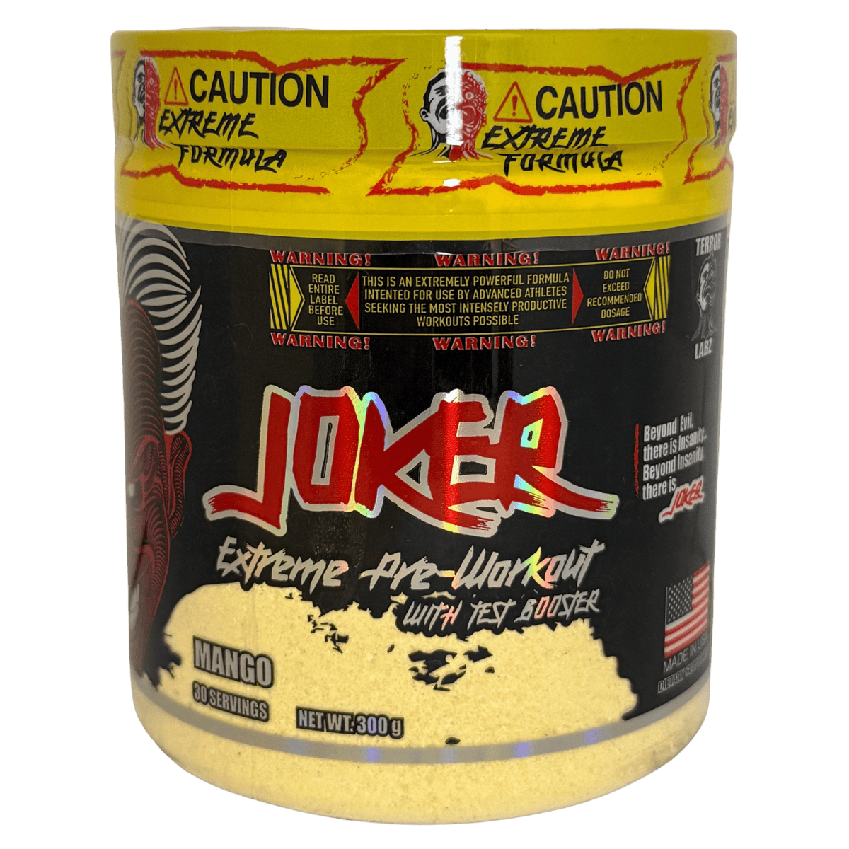 JOKER TERROR LABZ – 30 SERVICIOS PRE ENTRENO - Supplab MX
