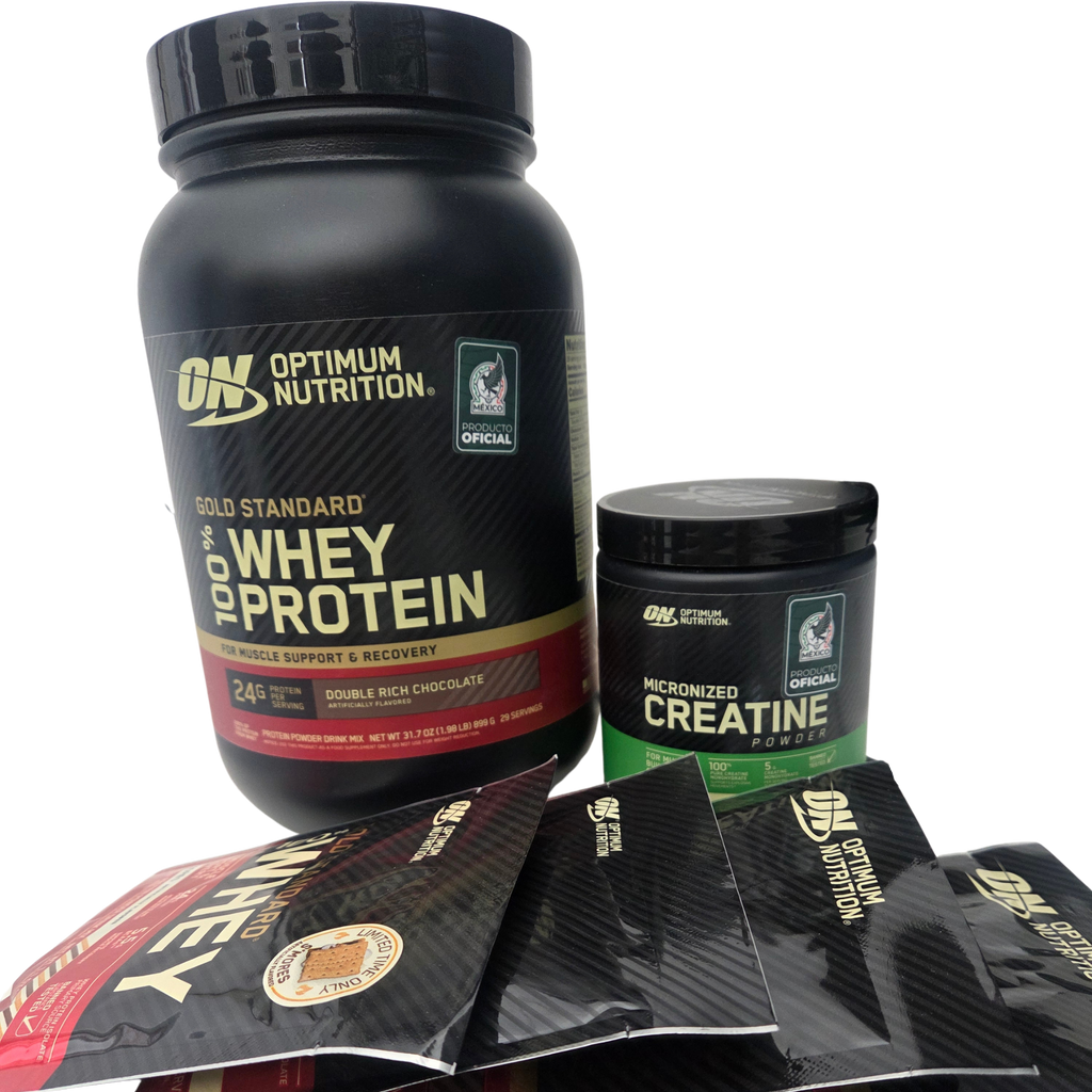 PERFORMANCE STARTER KIT | PROTEÍNA WHEY + CREATINA + 4 MUESTRAS DE PROTEÍNA