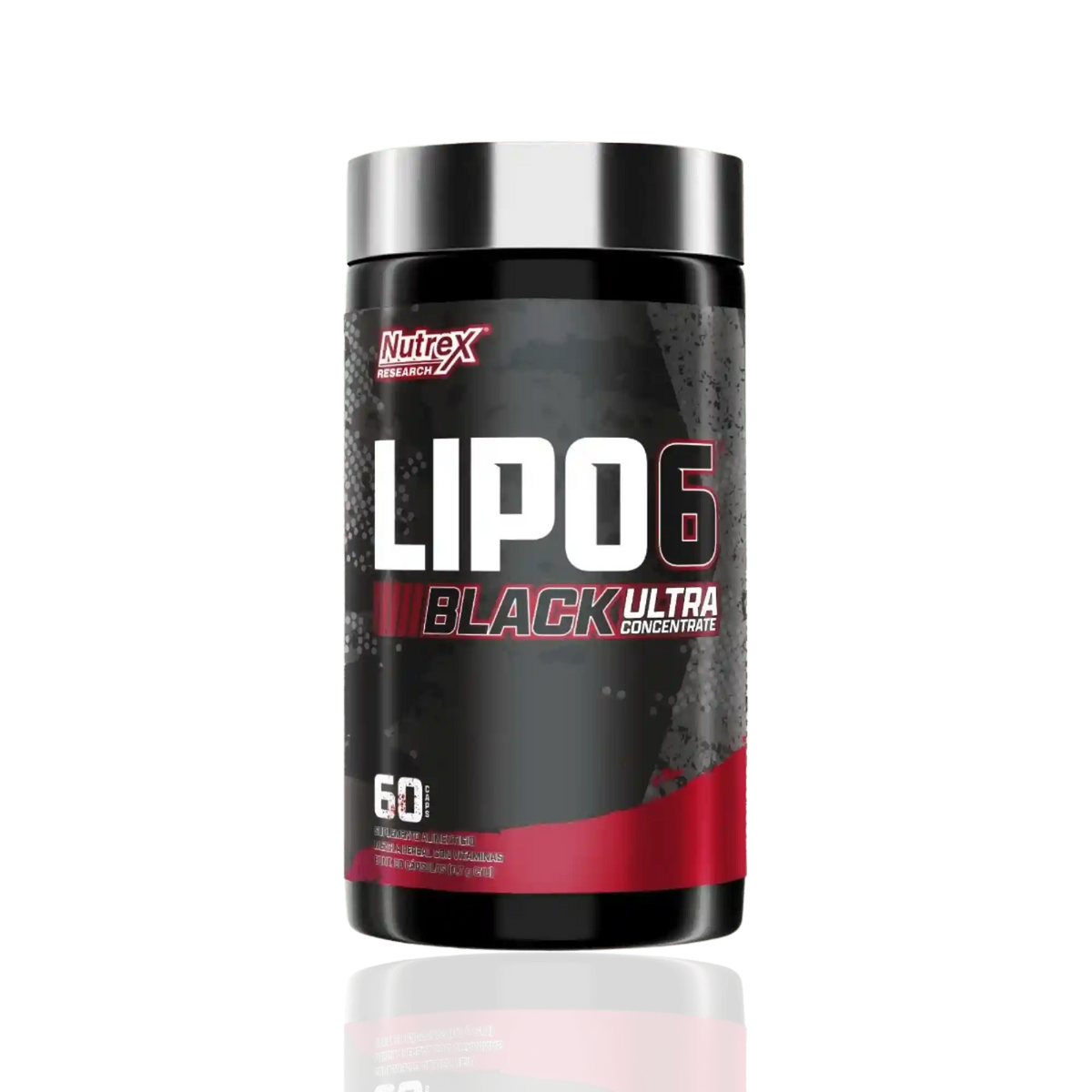 Nutrex Lipo-6 Black Ultra Concentrate, presentación de 60 cápsulas Black-Caps