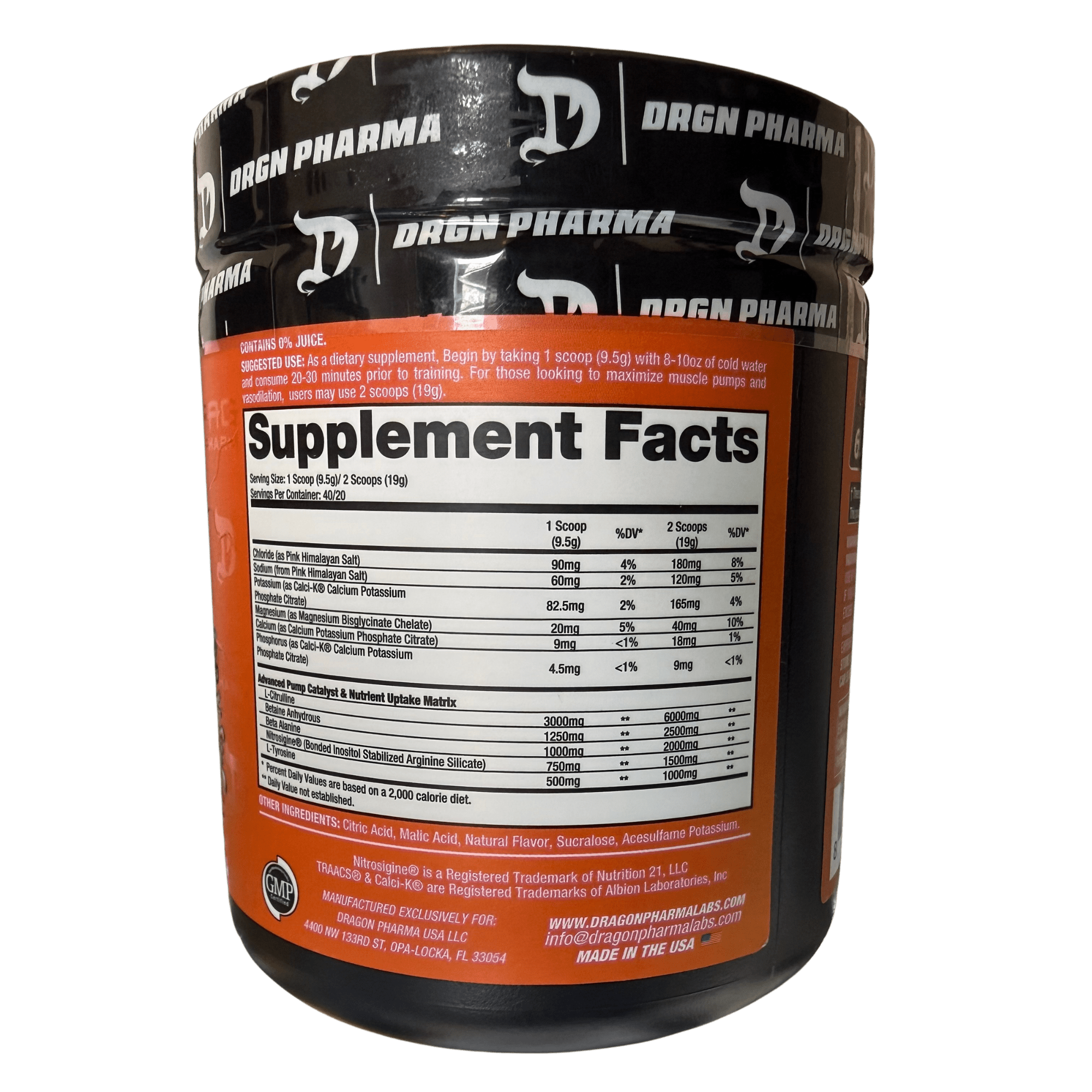 MR VEINZ DRAGON PHARMA – 20/40 SERVICIOS - Supplab MX
