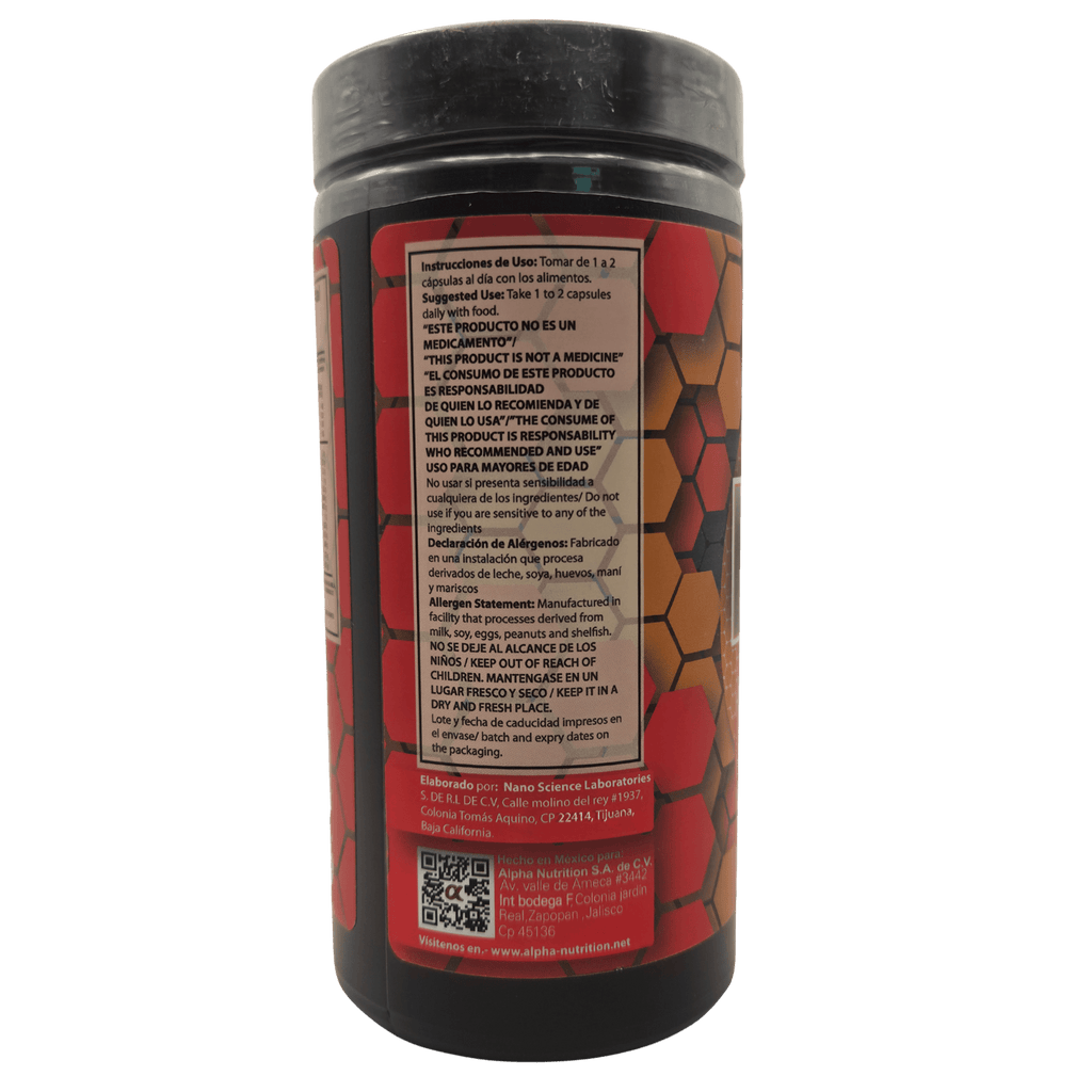 MULTIVITAMÍNICO ALPHA NUTRITION - COMPLEJO INTEGRAL DE VITAMINAS Y MINERALES - Supplab MX