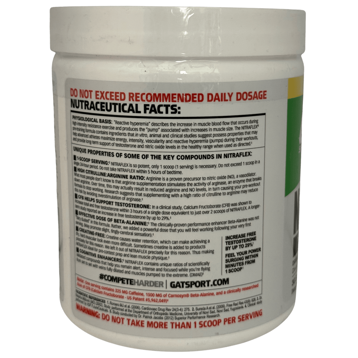 NITRAFLEX GAT SPORT – 30 SERVICIOS - Supplab MX