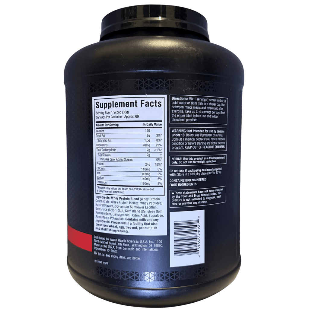 NITRO TECH WHEY MUSCLETECH – 5 LB - Supplab MX
