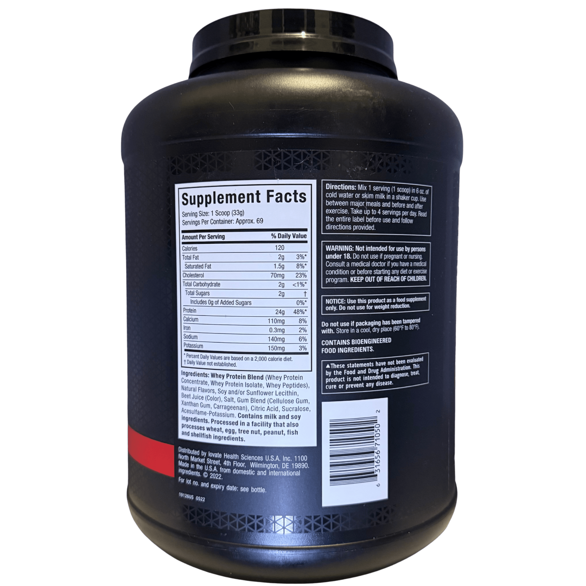 NITRO TECH WHEY MUSCLETECH – 5 LB - Supplab MX
