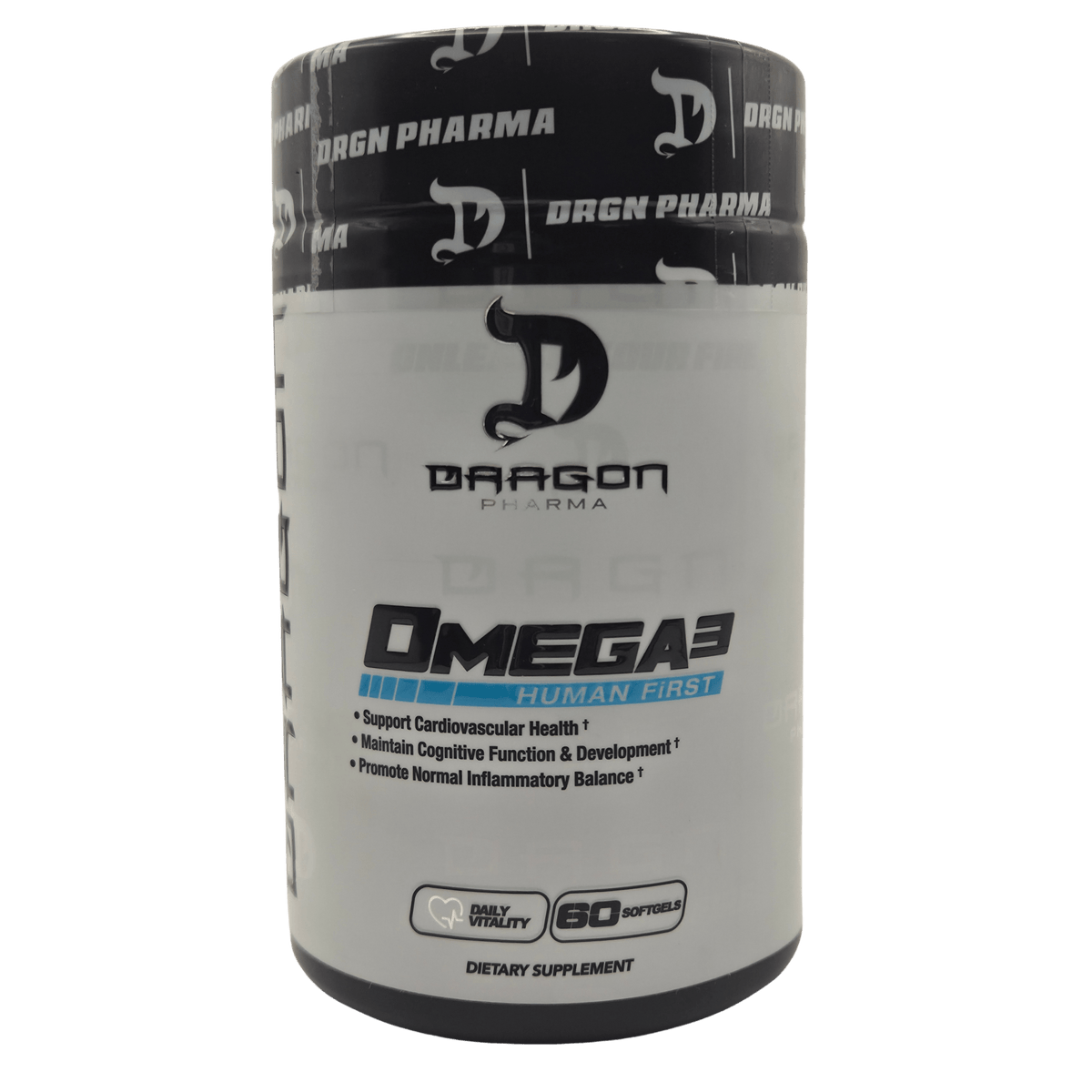 OMEGA 3 DRAGON PHARMA - 60 CÁPSULAS - ÁCIDOS GRASOS ESENCIALES Y ANTIOXIDANTE - Supplab MX