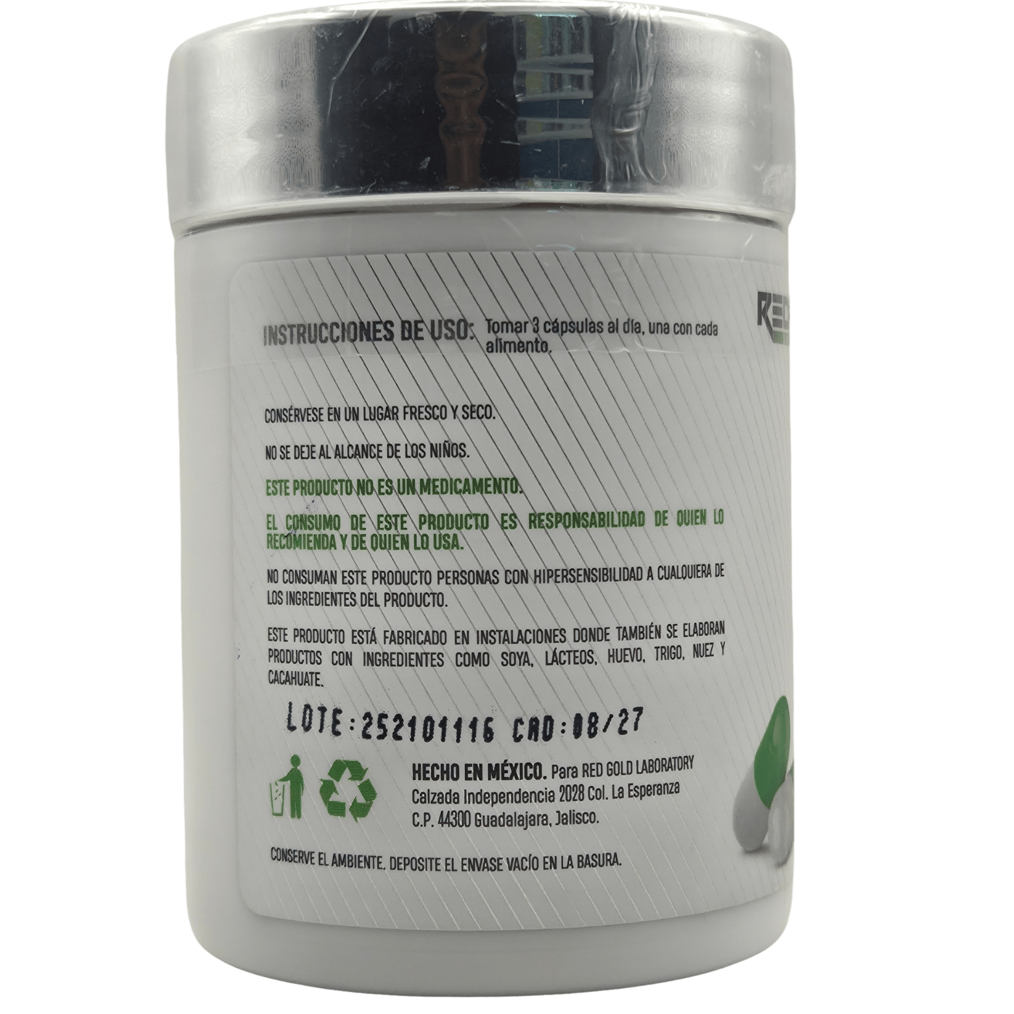 OMEGA 3 RED GOLD 90 CÁPSULAS - 1200MG EPA Y 600MG DHA ALTA POTENCIA - Supplab MX