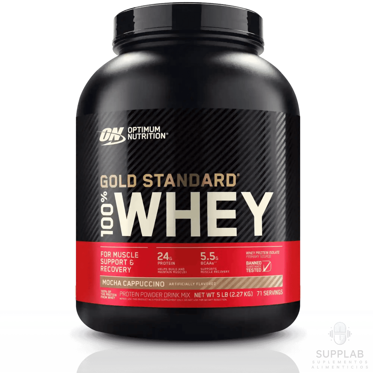 ON Gold Standard 100% Whey 5 lb – Proteína de suero - Supplab MX