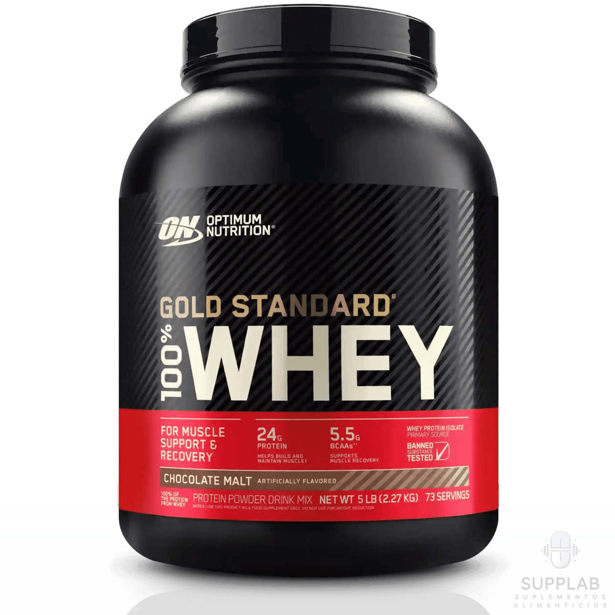 ON Gold Standard 100% Whey 5 lb – Proteína de suero - Supplab MX