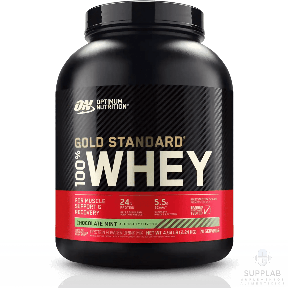 ON Gold Standard 100% Whey 5 lb – Proteína de suero - Supplab MX