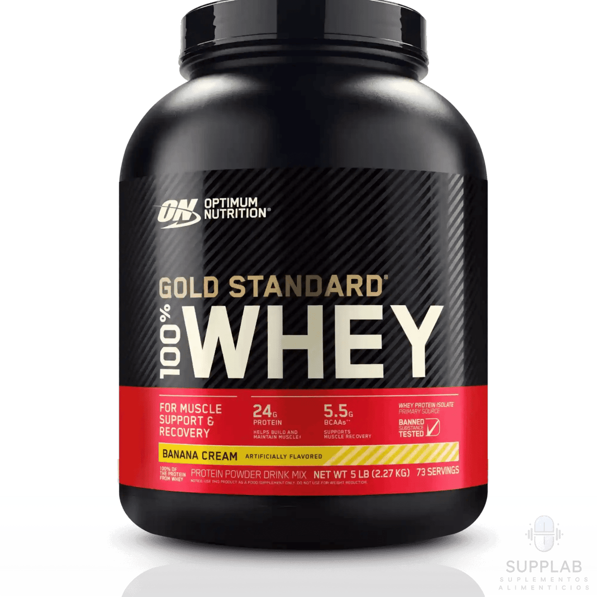 ON Gold Standard 100% Whey 5 lb – Proteína de suero - Supplab MX