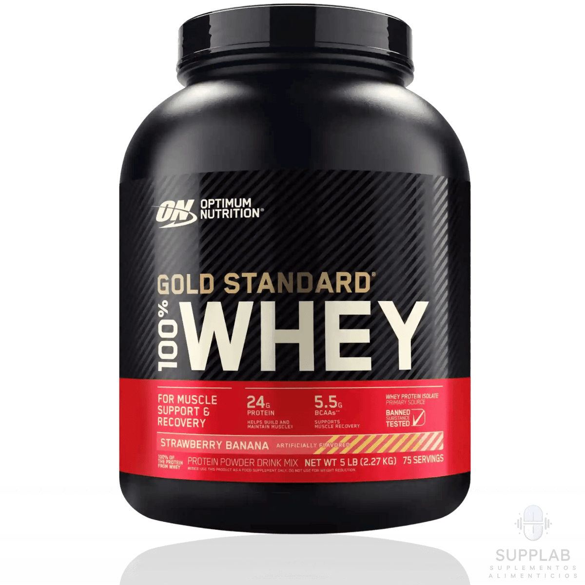 ON Gold Standard 100% Whey 5 lb – Proteína de suero - Supplab MX