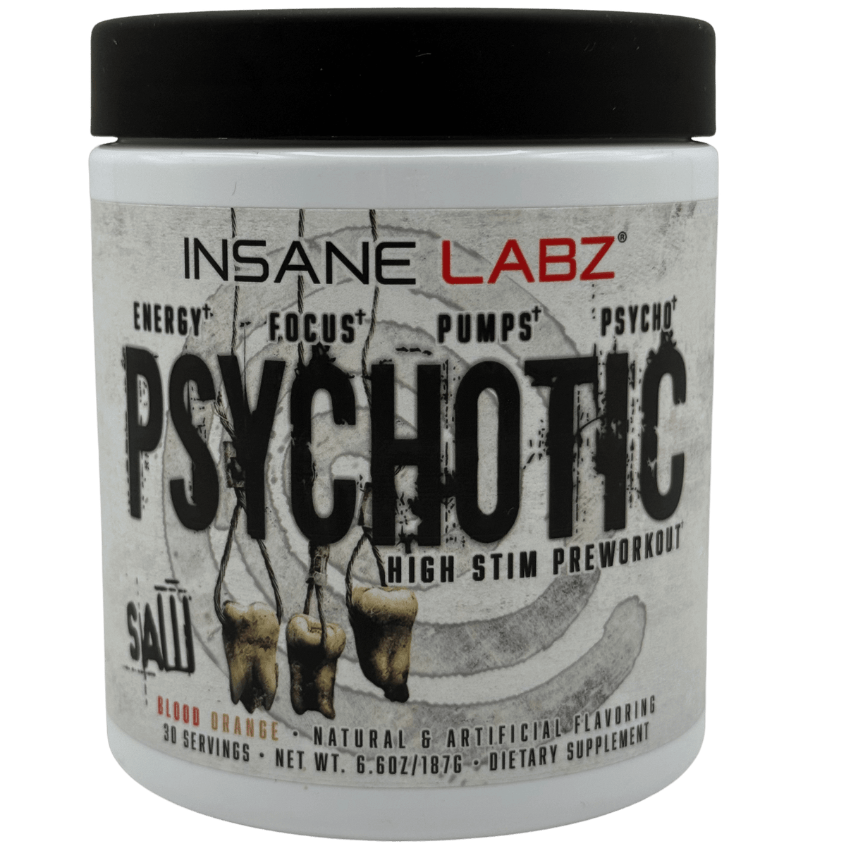 Insane Labz Psychotic SAW Series – Pre Entreno 30 servicios ORANGE - Supplab MX