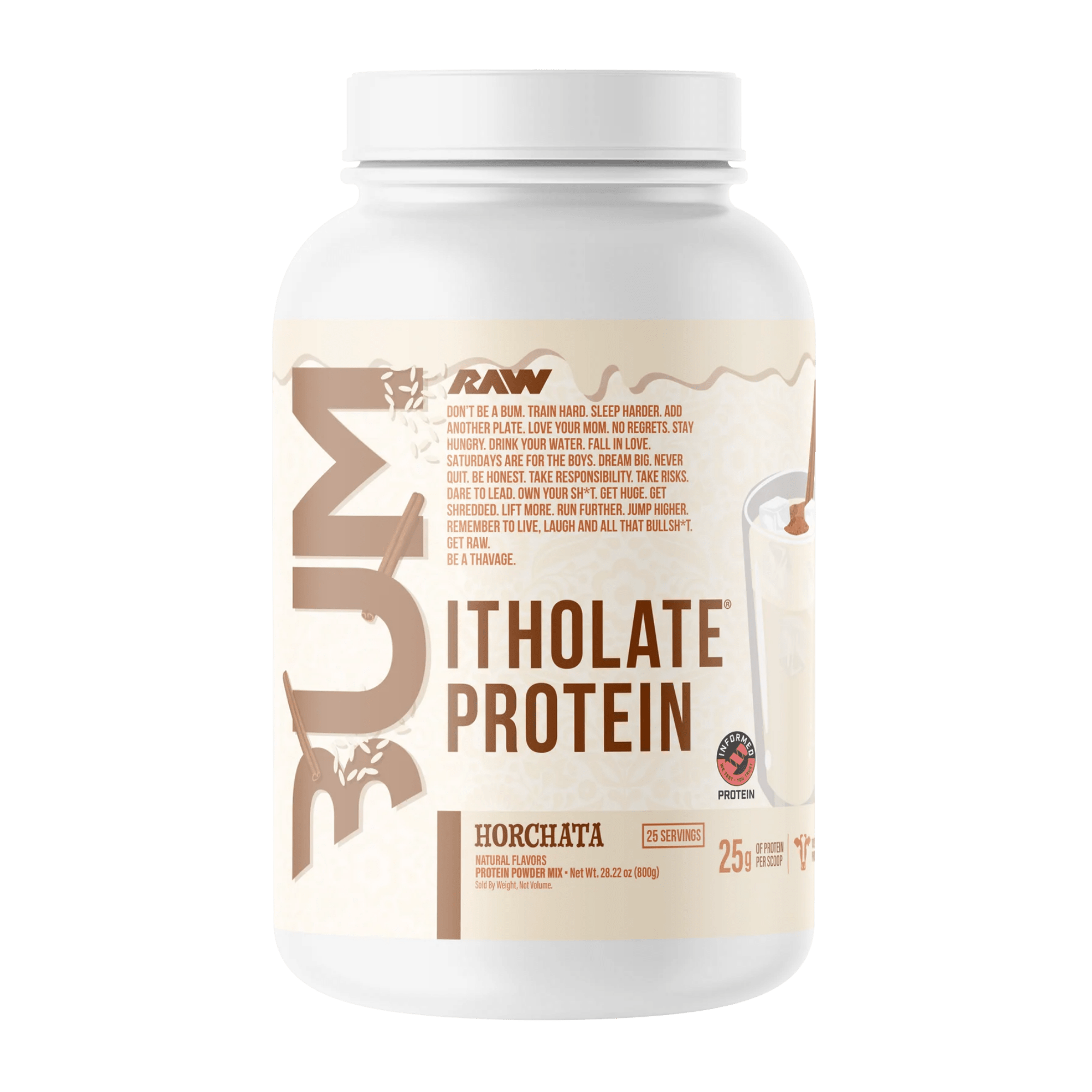 RAW CBUM ITHOLATE PROTEIN 2 LB – AISLADO WHEY - Supplab MX