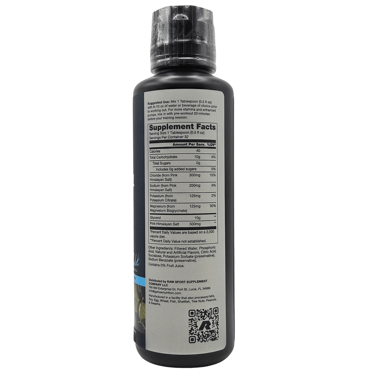 RAW Liquid Glycerol 32 servicios – Glicerol líquido - Supplab MX