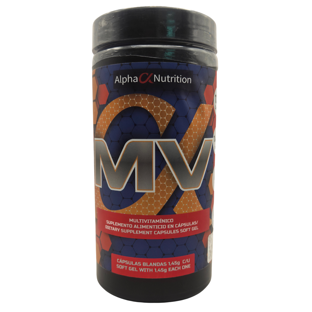 MULTIVITAMÍNICO ALPHA NUTRITION - COMPLEJO INTEGRAL DE VITAMINAS Y MINERALES