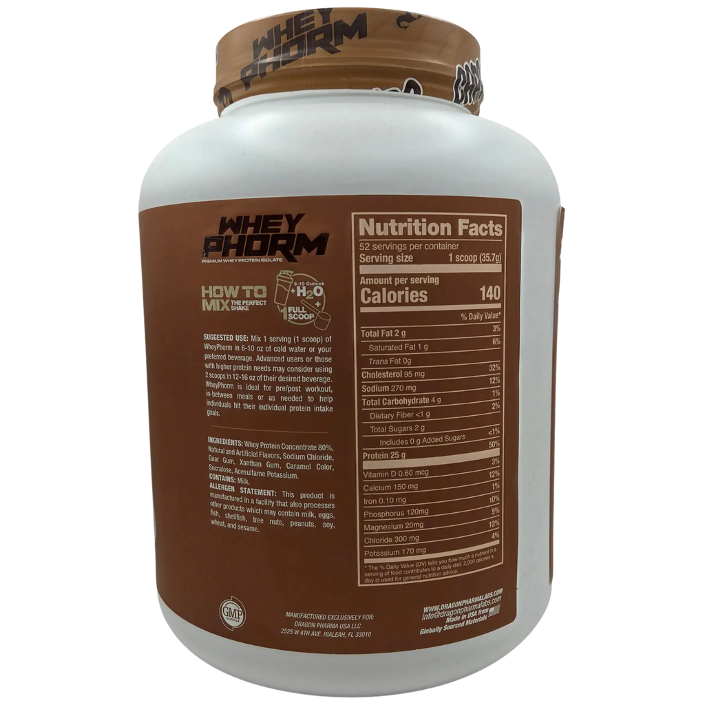 Dragon Pharma WheyPhorm 4 lb – Proteína de Suero