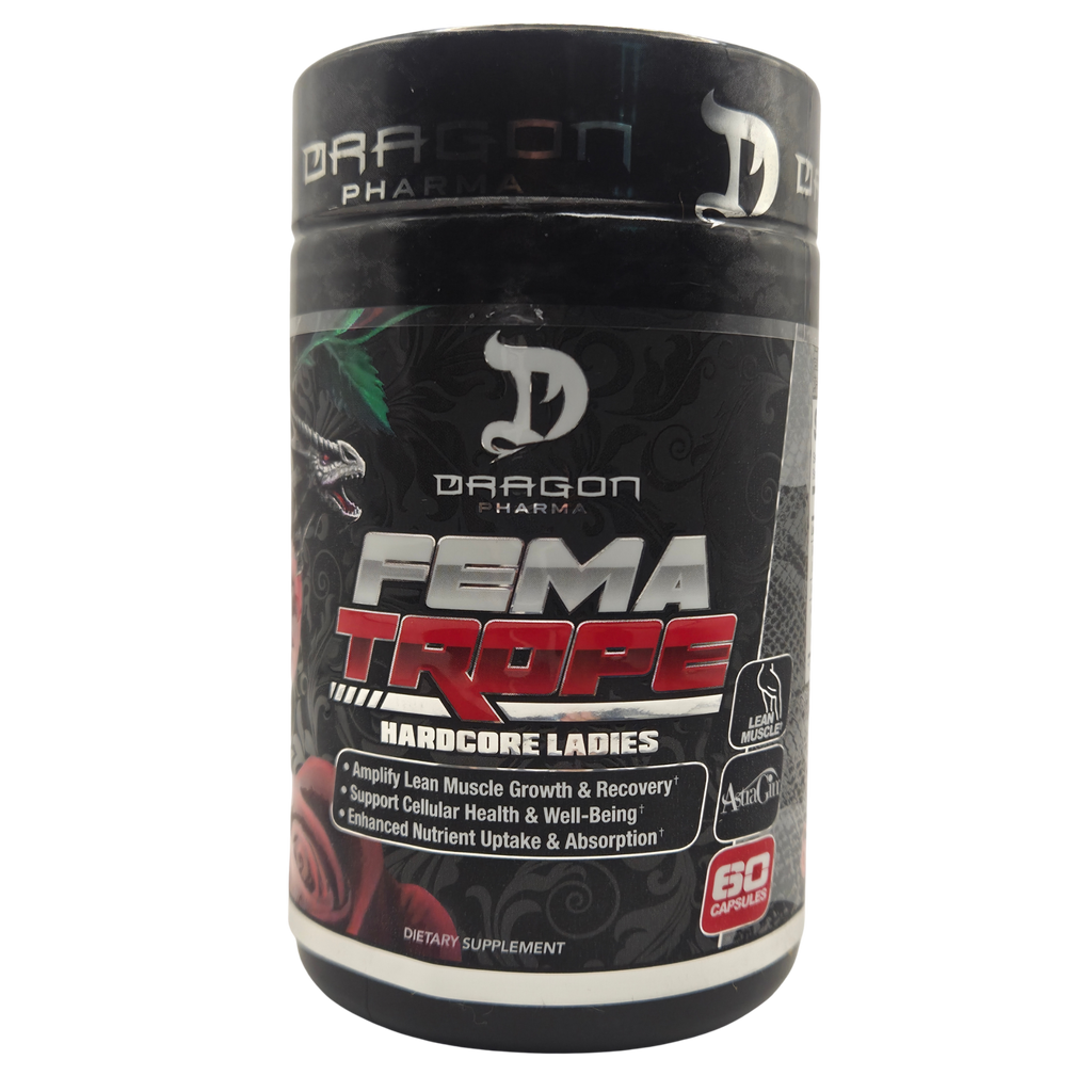 FEMATROPE DRAGON PHARMA - 60 CÁPSULAS - ANABÓLICO NATURAL FEMENINO