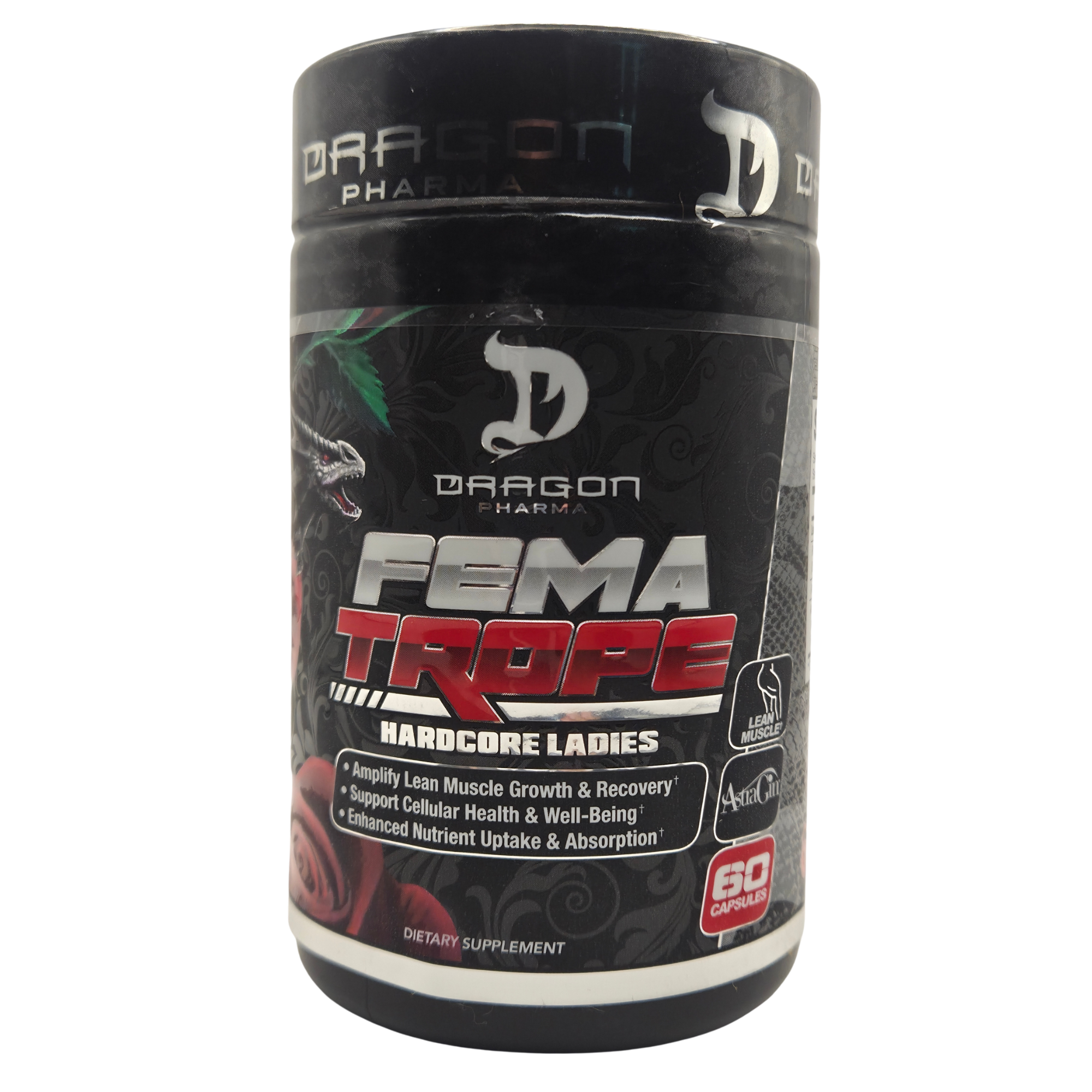 FEMATROPE DRAGON PHARMA - 60 CÁPSULAS - ANABÓLICO NATURAL FEMENINO