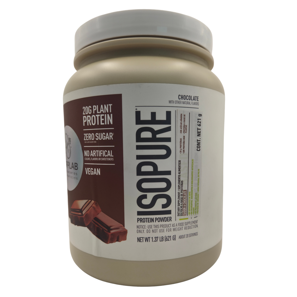 ISOPURE PROTEÍNA VEGANA 1.37 LBS - PROTEÍNA VEGETAL ORGÁNICA SIN AZÚCAR