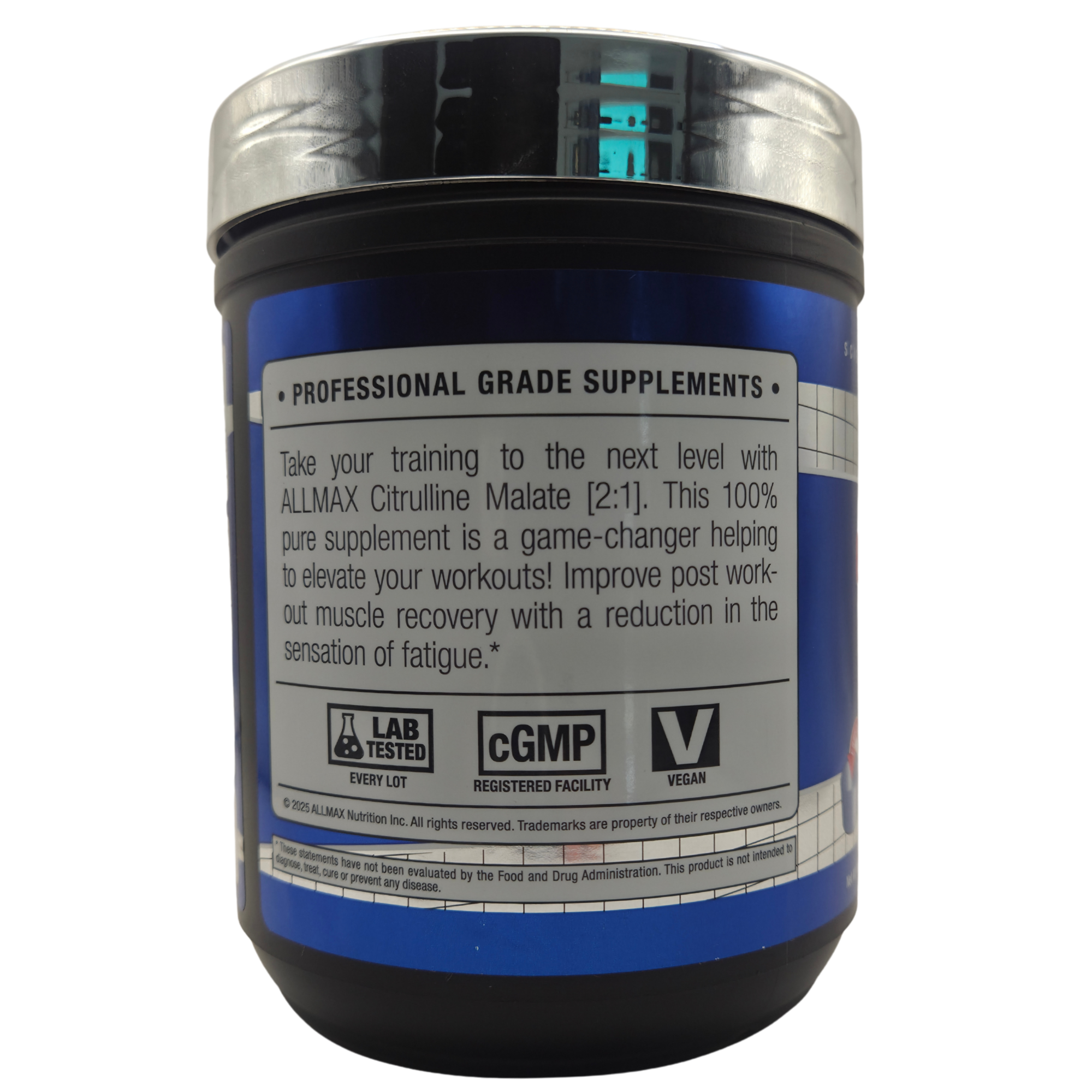 CITRULINA MALATO 2:1 ALLMAX 300 G - ÓXIDO NÍTRICO Y RESISTENCIA MUSCULAR