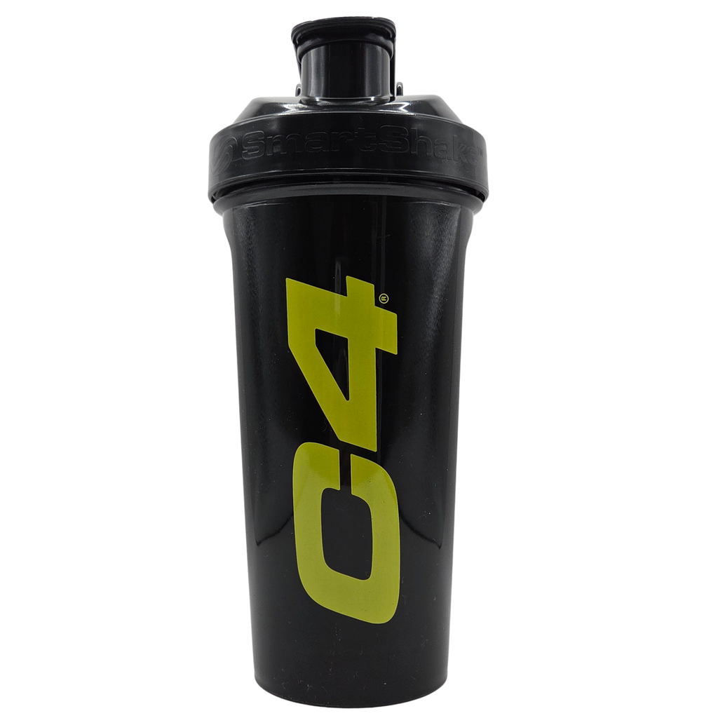 Shaker C4 Negro 600 ml – Vaso mezclador de 20 oz
