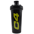 Shaker C4 Negro 600 ml – Vaso mezclador de 20 oz
