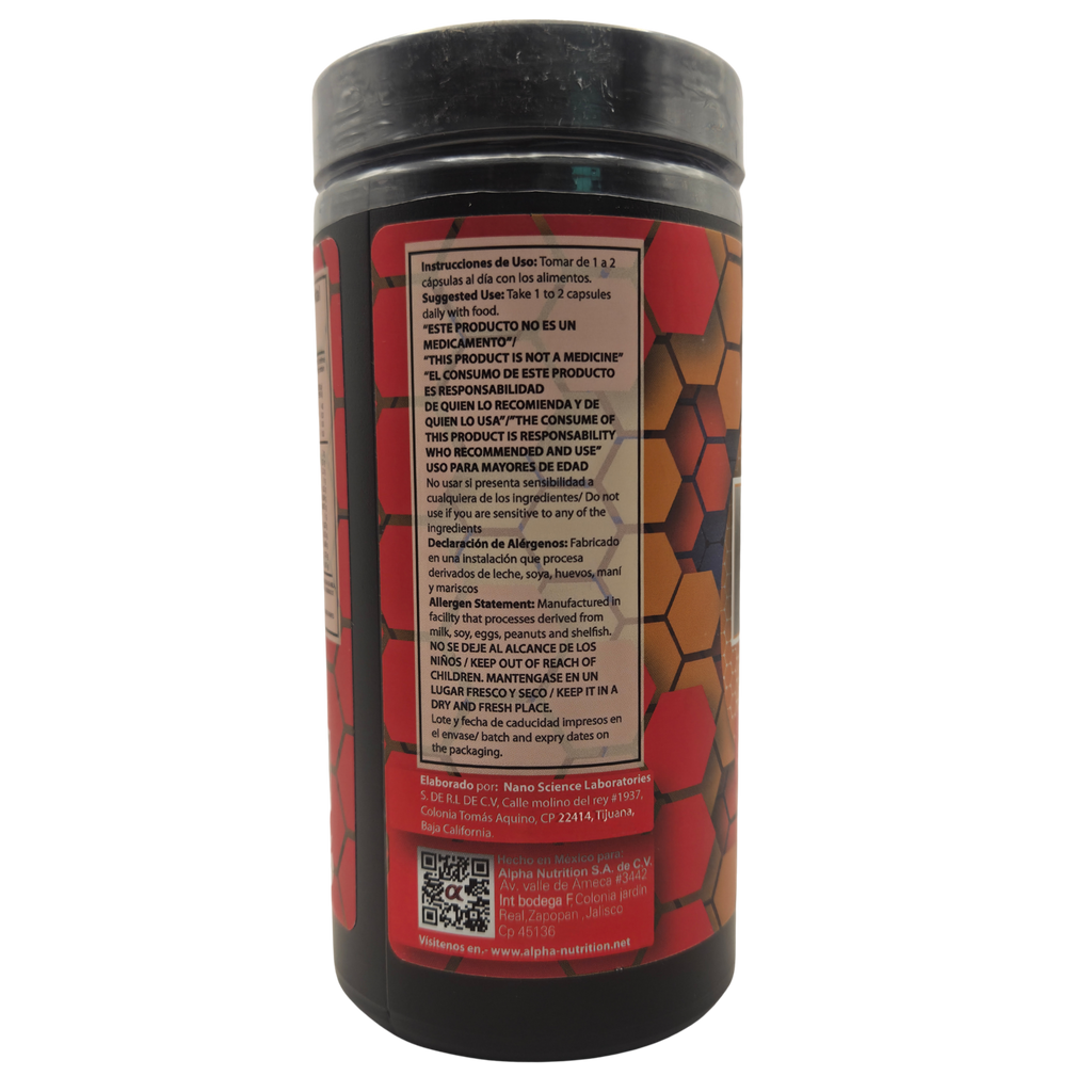 MULTIVITAMÍNICO ALPHA NUTRITION - COMPLEJO INTEGRAL DE VITAMINAS Y MINERALES