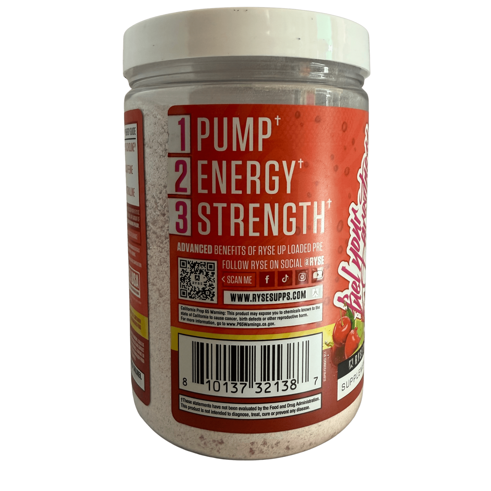 RYSE PRE ENTRENO – 30 SERVICIOS - Supplab MX
