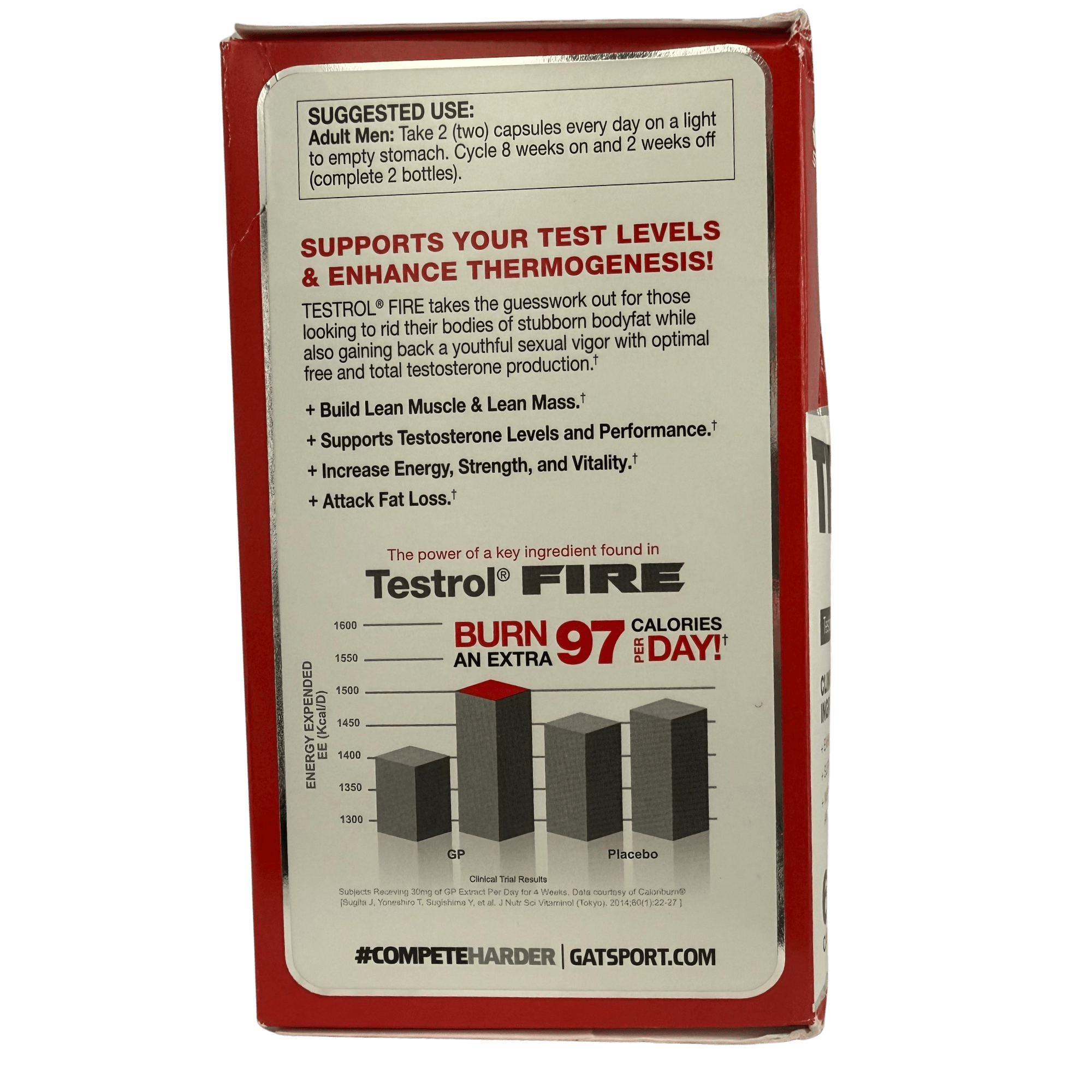 TESTROL FIRE GAT SPORT – 60 TABS - Supplab MX