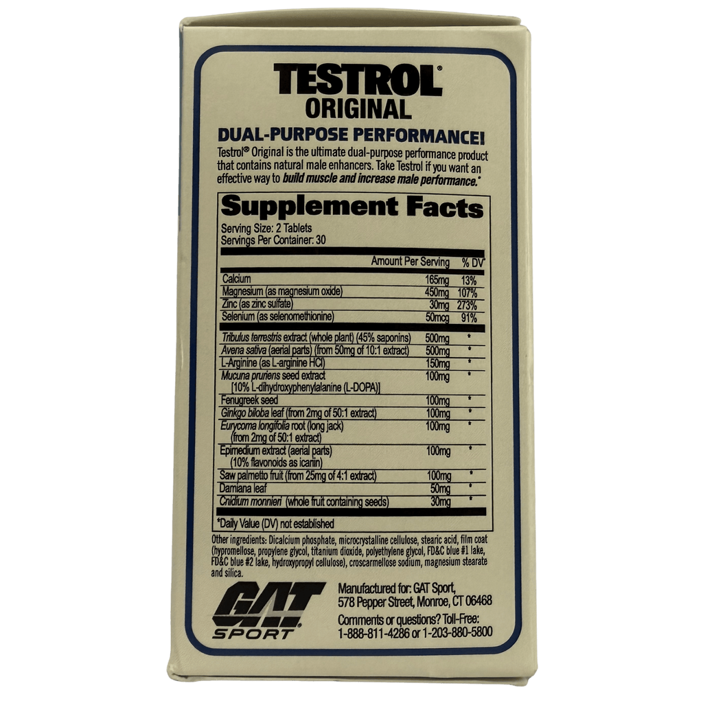 TESTROL ORIGINAL GAT SPORT – 60 TABS - Supplab MX
