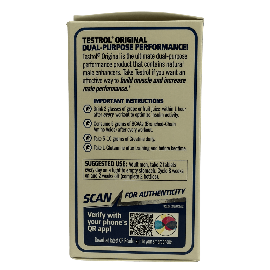 TESTROL ORIGINAL GAT SPORT – 60 TABS - Supplab MX