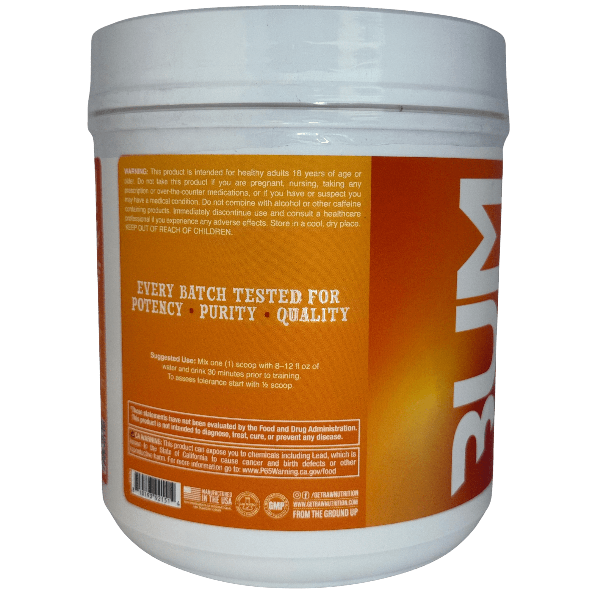 THAVAGE PRE ENTRENO | RAW NUTRITION