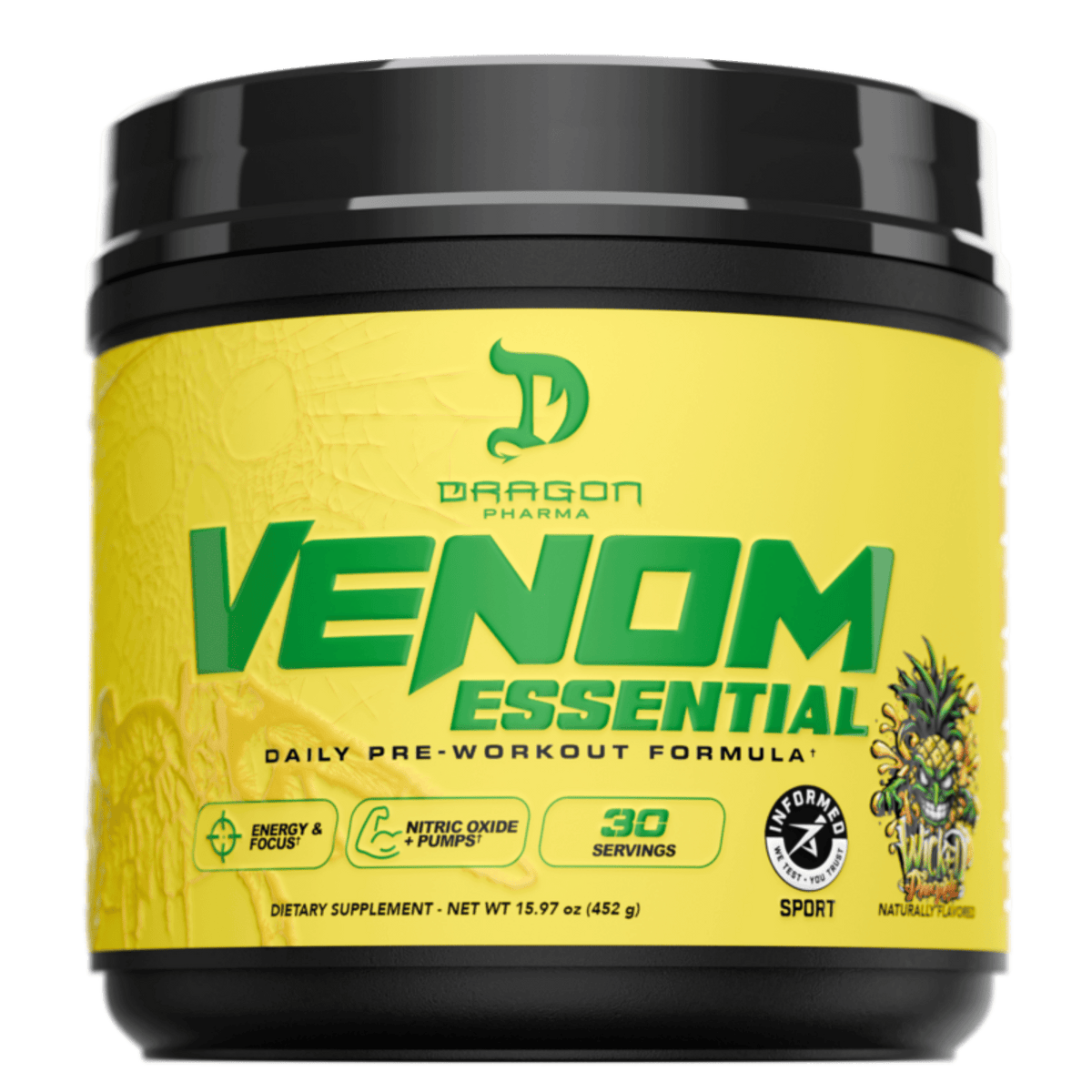 VENOM ESSENTIAL | 30 SERVICIOS - Supplab MX
