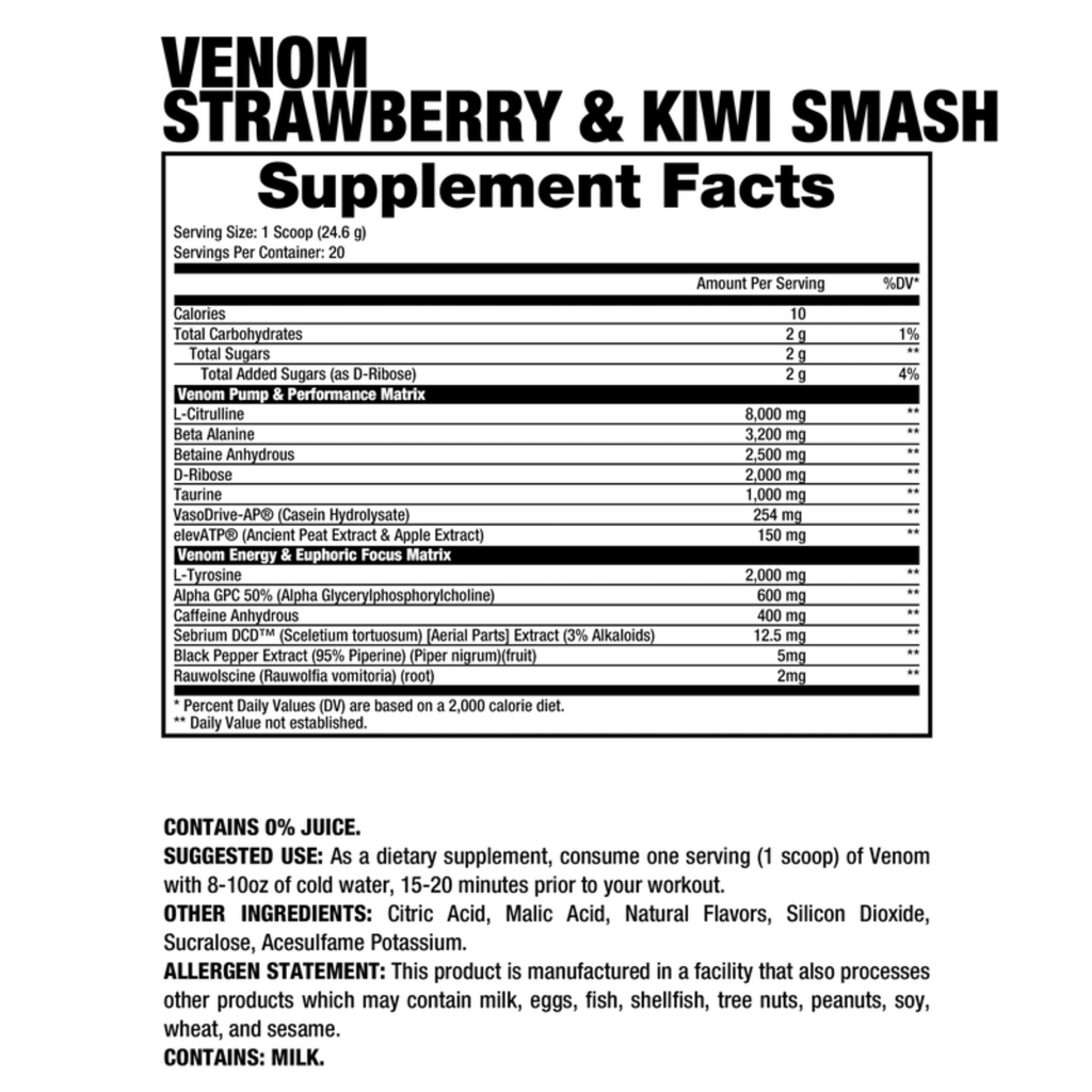 VENOM FULLY LOADED | 20 SERVICIOS - Supplab MX