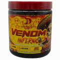 Dragon Pharma Venom Inferno, preentreno en polvo con 20 porciones completas o 40 medias porciones