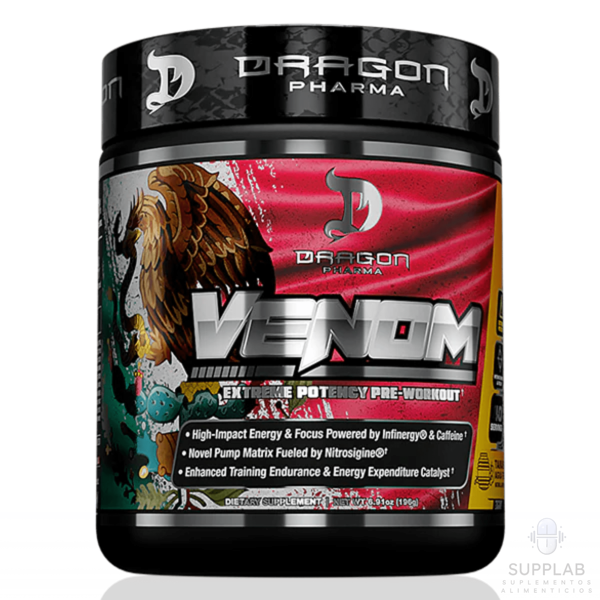 VENOM ORIGINAL DRAGON PHARMA – 20/40 SERVICIOS - Supplab MX
