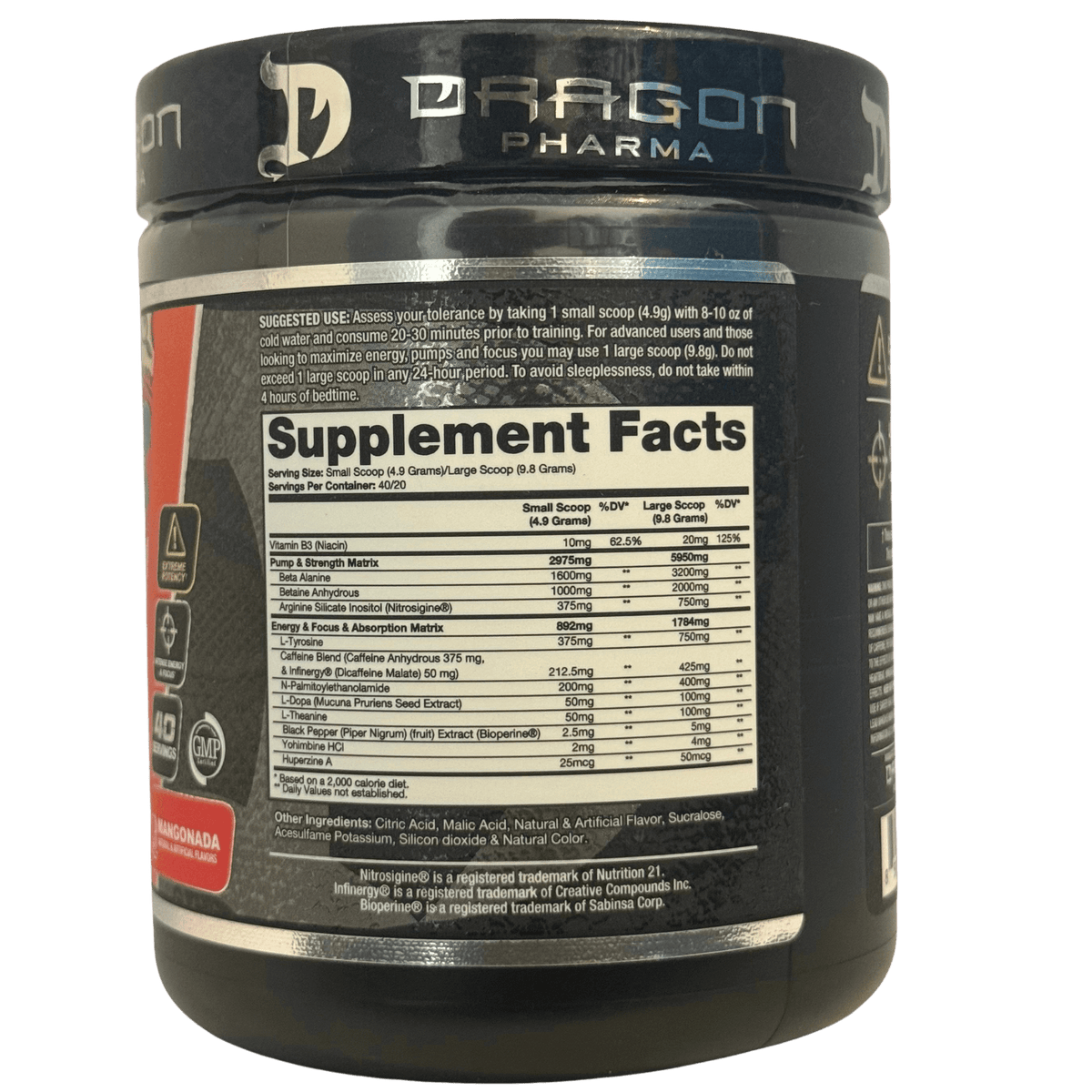 VENOM ORIGINAL DRAGON PHARMA – 20/40 SERVICIOS - Supplab MX